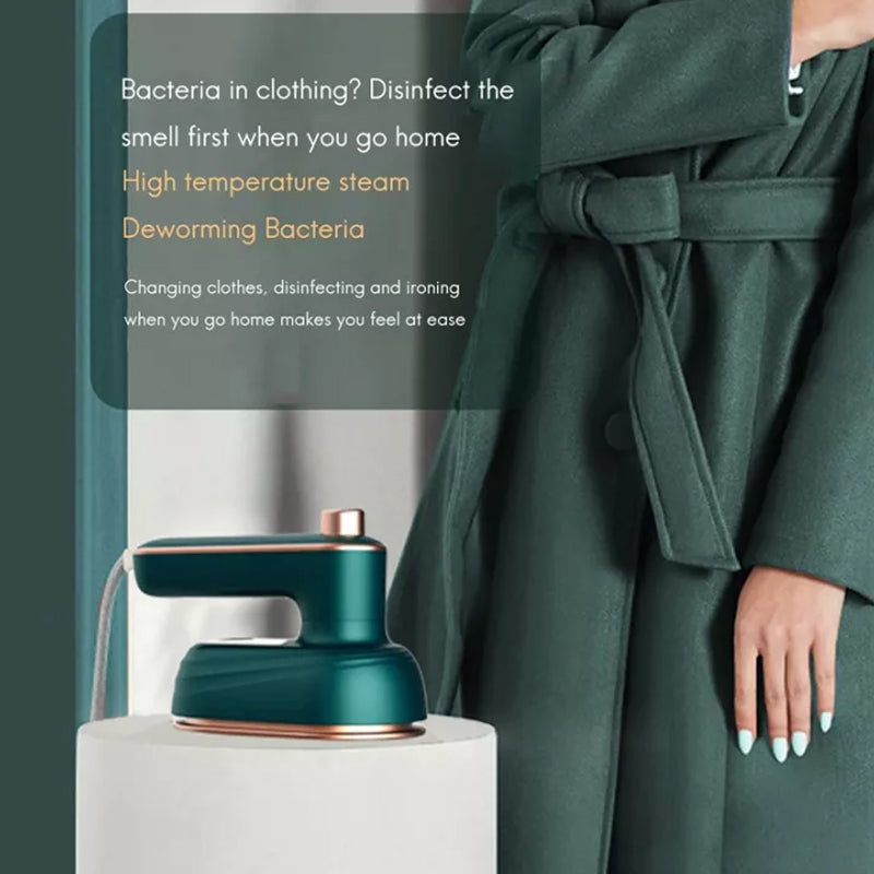 Kompaktowe mini żelazko parowe 2-w-1 do szybkiego i wygodnego prasowania!