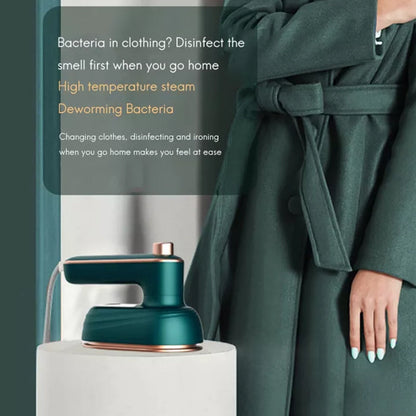 Kompaktowe mini żelazko parowe 2-w-1 do szybkiego i wygodnego prasowania!