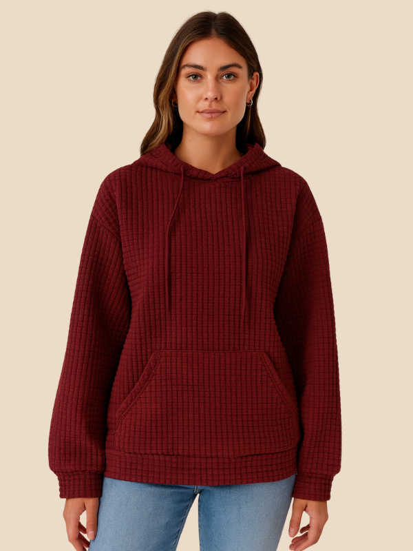 Delilah | Kobiecy sweter z kapturem i regulowanym sznurkiem