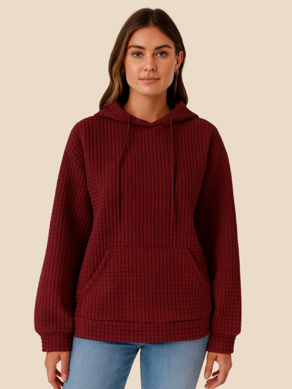 Delilah | Kobiecy sweter z kapturem i regulowanym sznurkiem