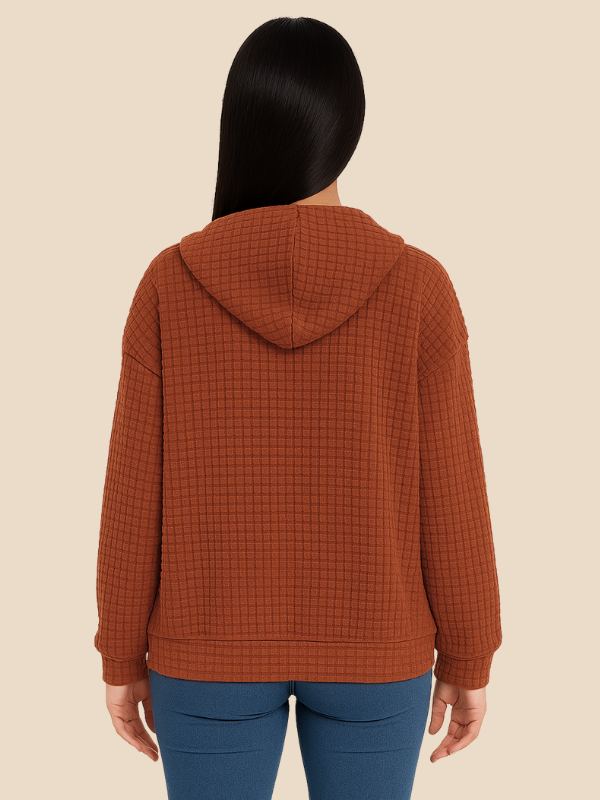 Delilah | Kobiecy sweter z kapturem i regulowanym sznurkiem