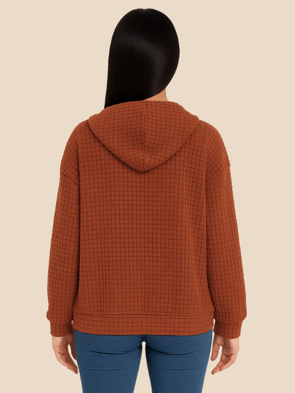 Delilah | Kobiecy sweter z kapturem i regulowanym sznurkiem