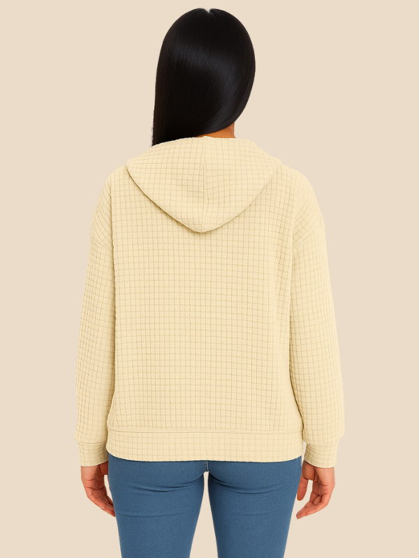 Delilah | Kobiecy sweter z kapturem i regulowanym sznurkiem