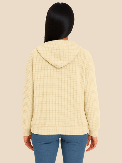 Delilah | Kobiecy sweter z kapturem i regulowanym sznurkiem