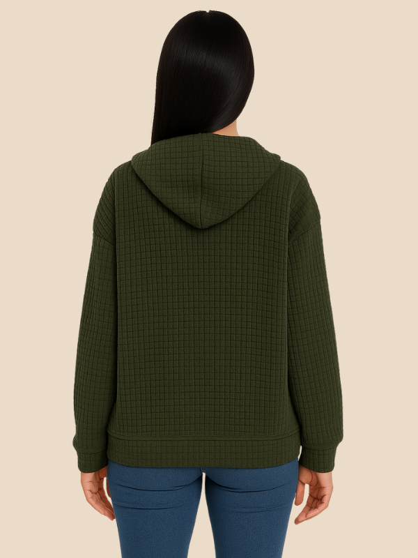 Delilah | Kobiecy sweter z kapturem i regulowanym sznurkiem