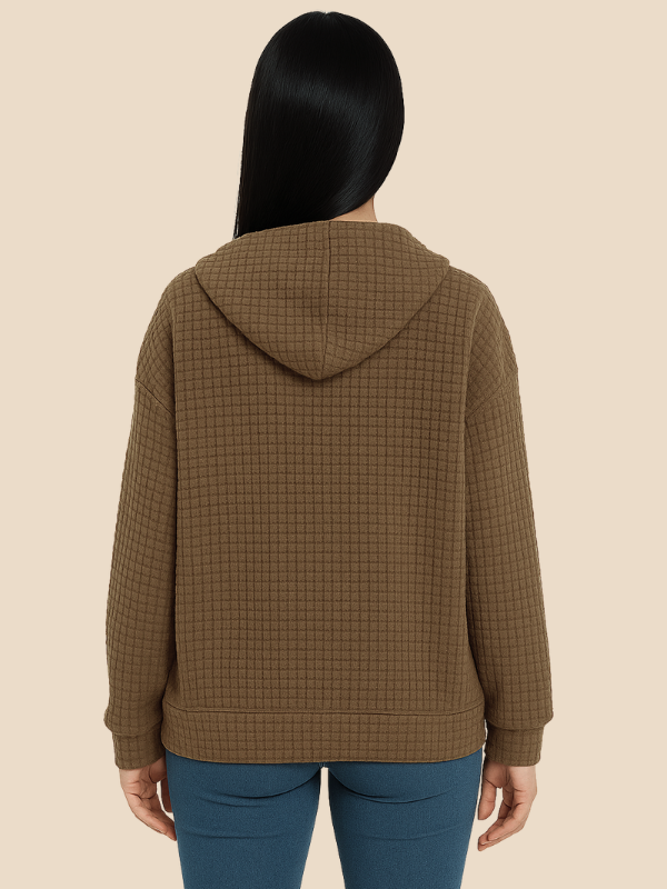 Delilah | Kobiecy sweter z kapturem i regulowanym sznurkiem