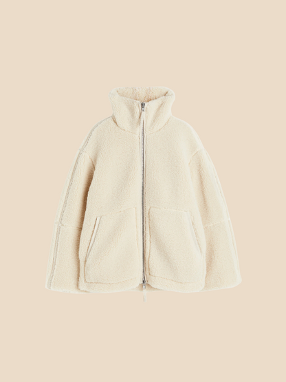 Imogen | Kobieca Kurtka Sherpa Przeładowana na Specjalne Okazje