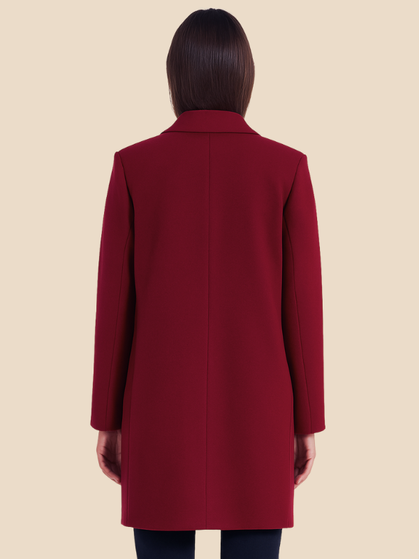 Emily | Klasyczny Damski Płaszcz z Podwójnym Zapięciem