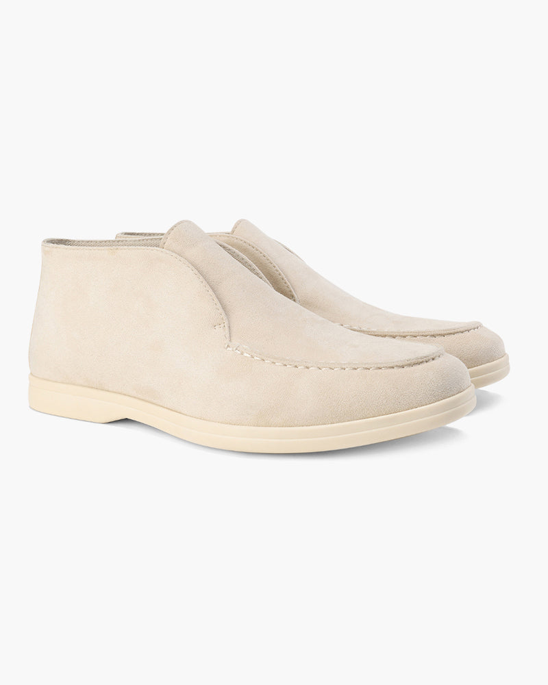 Old Money Suede Moccasins in Wysokie Style