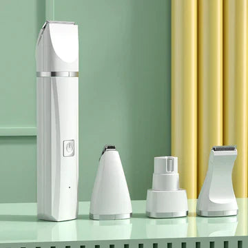 Wszechstronny Trymer dla Zwierząt - Łatwe Przycinanie Sierści, Pazurów i Uszu - Z Wymiennymi Końcówkami - Ekspert w Pielęgnacji