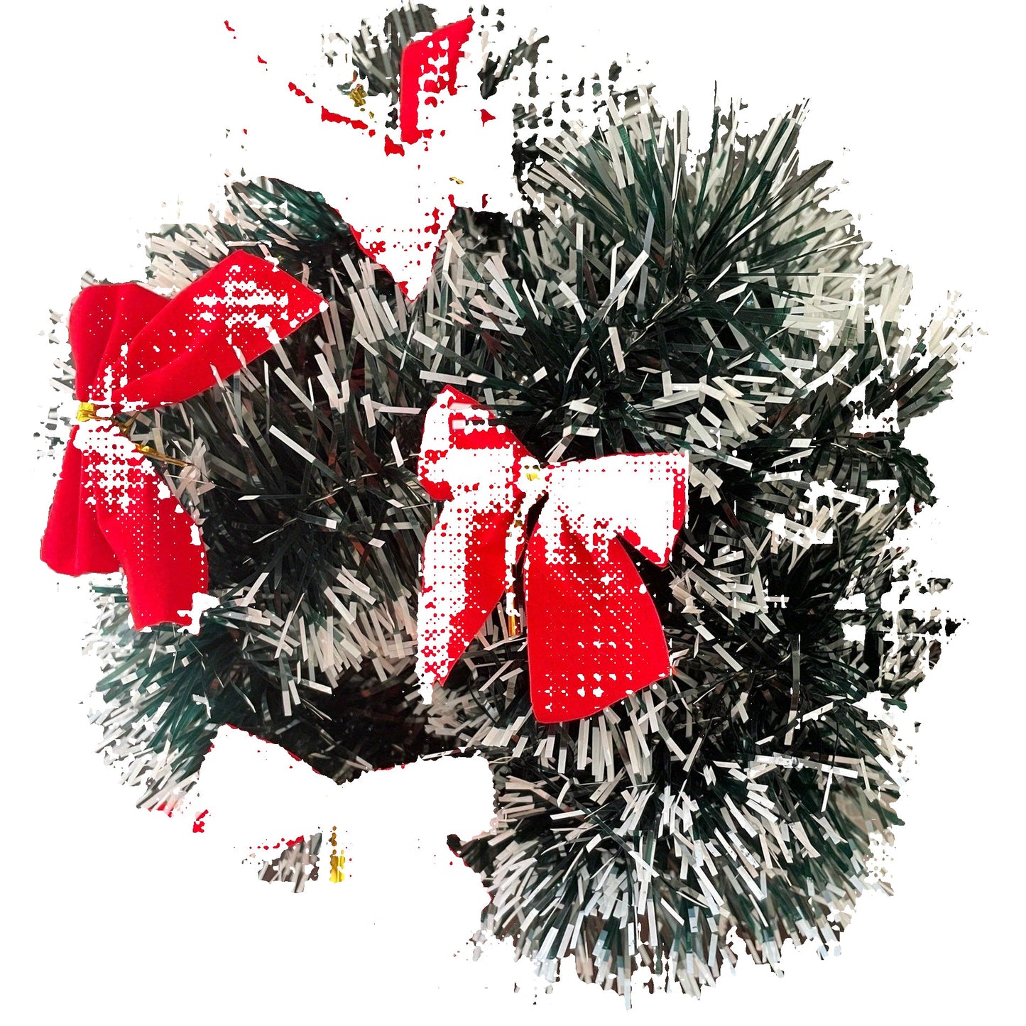 TwinkleTinsel – Zestaw 2 LEDowych Girland Świątecznych z Oświetleniem na Baterie