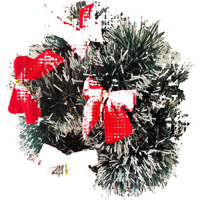 TwinkleTinsel – Zestaw 2 LEDowych Girland Świątecznych z Oświetleniem na Baterie