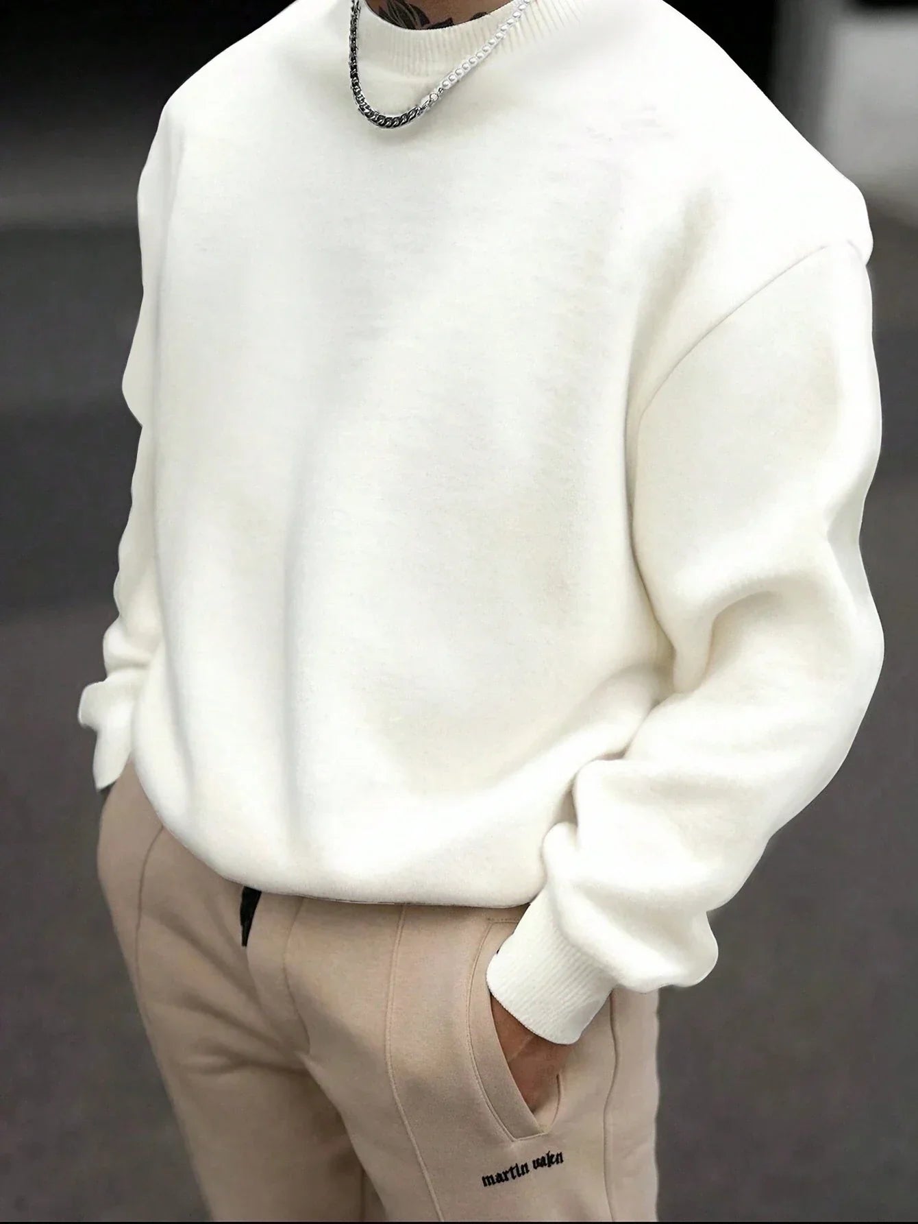 ZAVALORI – Męski Sweter z Dzianiny