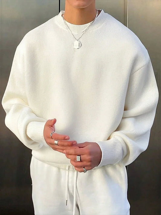 ZAVALORI – Męski Sweter z Dzianiny