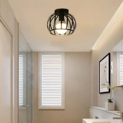 Nowoczesna Przemysłowa Lampa Sufitowa z Otwartym Designem - ForgeLight