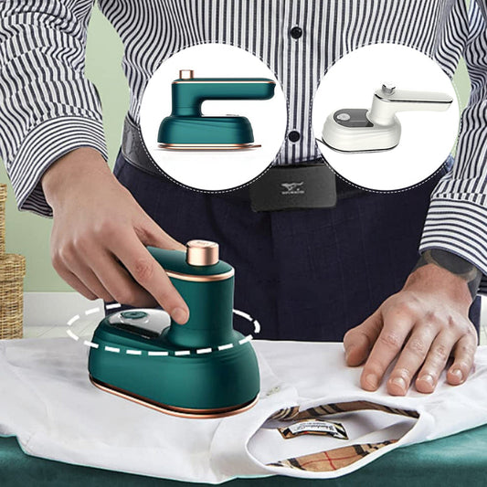 Kompaktowe mini żelazko parowe 2-w-1 do szybkiego i wygodnego prasowania!