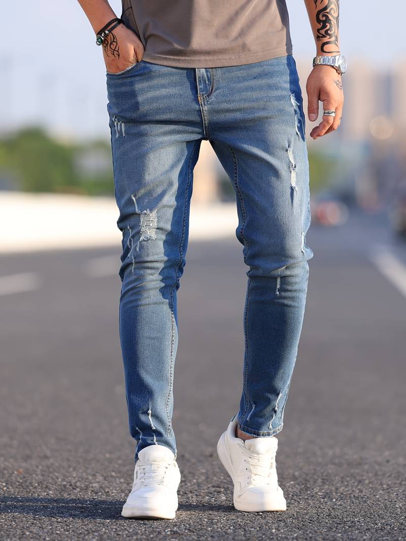 WALOX | Męskie Slim Fit Jeansy