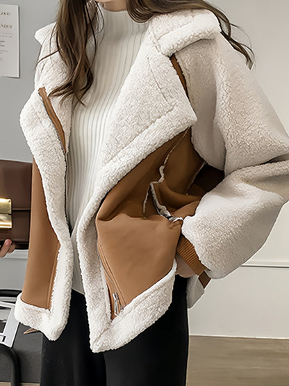Elegancki Teddy Płaszcz dla Kobiet - Ciepły i Stylowy