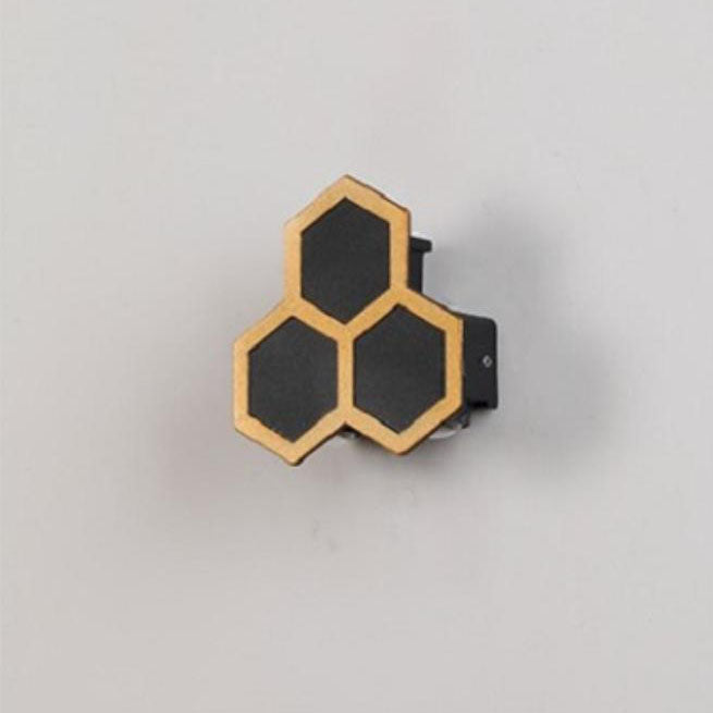 LumaHive - Kreatywna lampa ścienna LED w kształcie plastra miodu do oświetlenia zewnętrznego