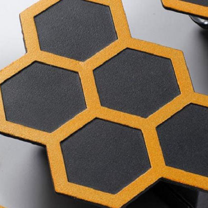 LumaHive - Kreatywna lampa ścienna LED w kształcie plastra miodu do oświetlenia zewnętrznego