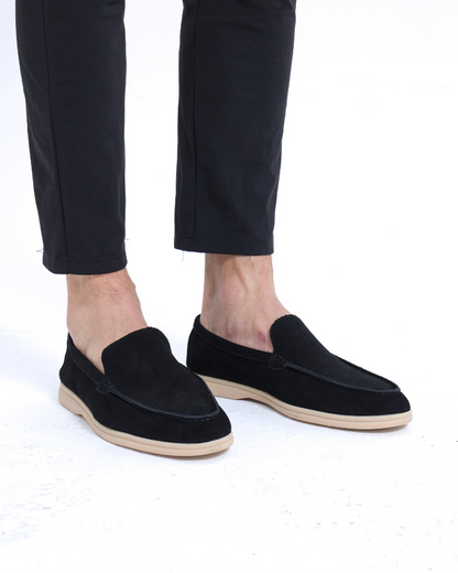 Old Money Luxe Suede Loafers