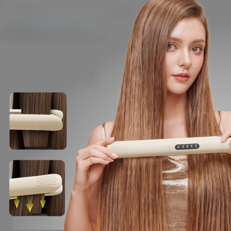 HairLuxe - Ceramic Ionic 2-in-1 Hair Straightener