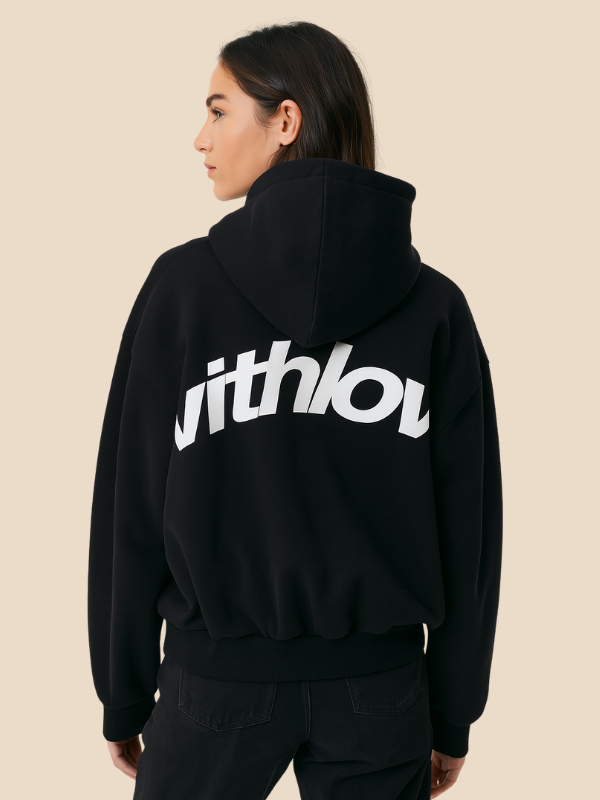 Bella | Oversized Damska Bluza z Kapturem w Stylu Streetwear