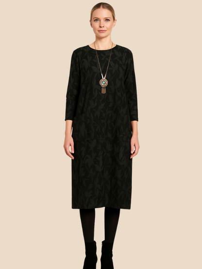 Aria | Stylowa Zimowa Sukienka Damska z Kieszeniami