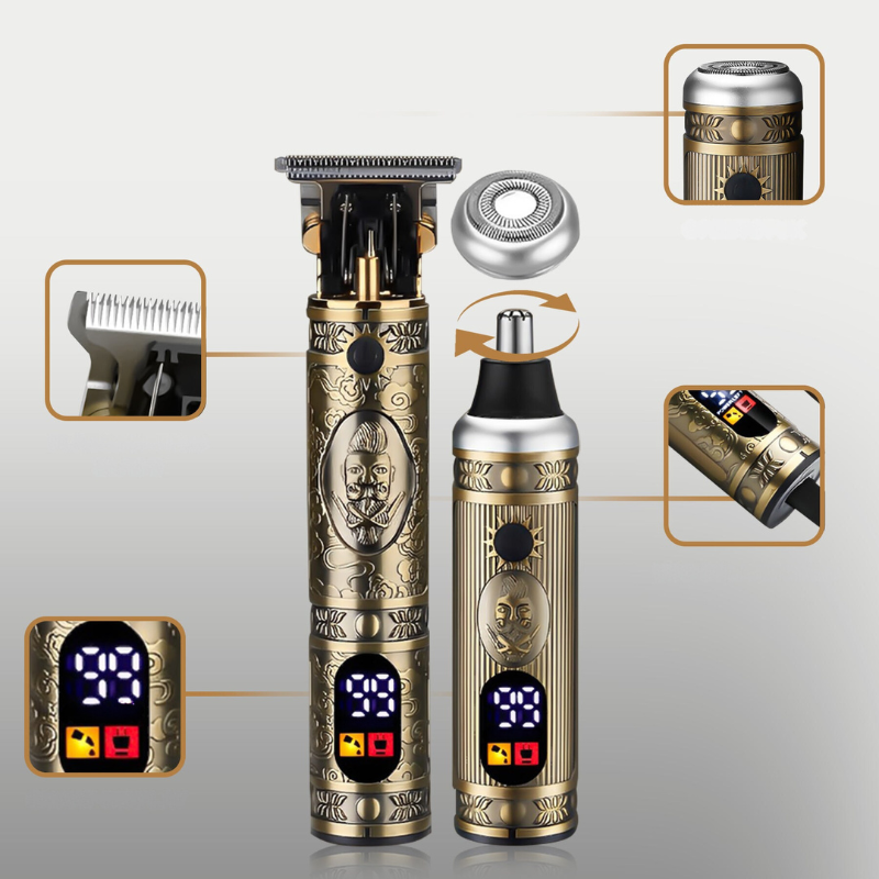 TrimMaster - Profesjonalny Zestaw 4 w 1 do Strzyżenia