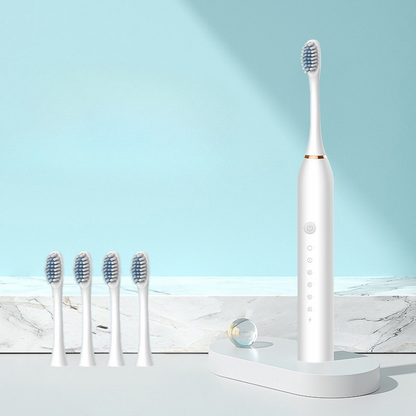 FreshPulse - Akumulatorowa szczoteczka do zębów z wymiennymi końcówkami