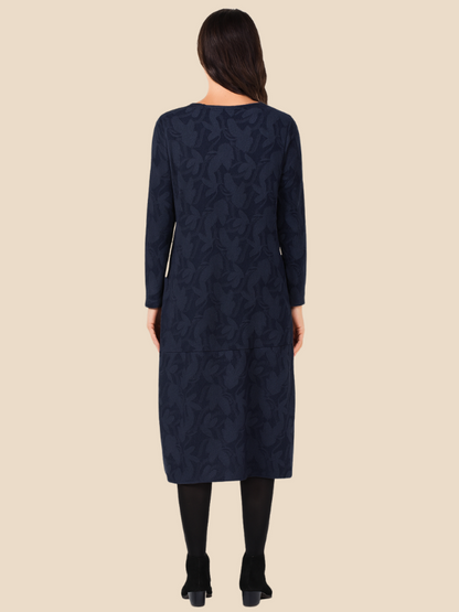 Aria | Stylowa Zimowa Sukienka Damska z Kieszeniami