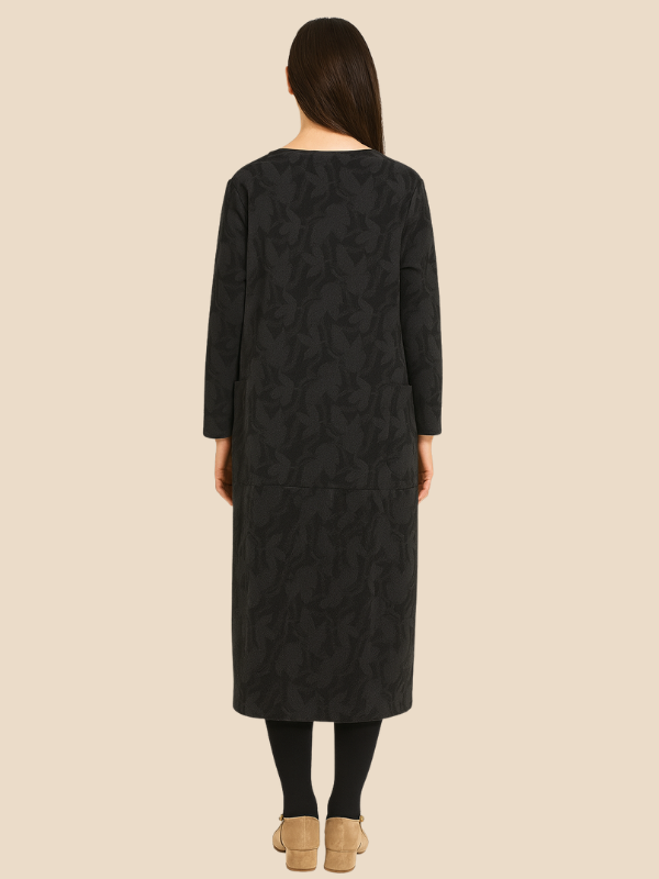 Aria | Stylowa Zimowa Sukienka Damska z Kieszeniami