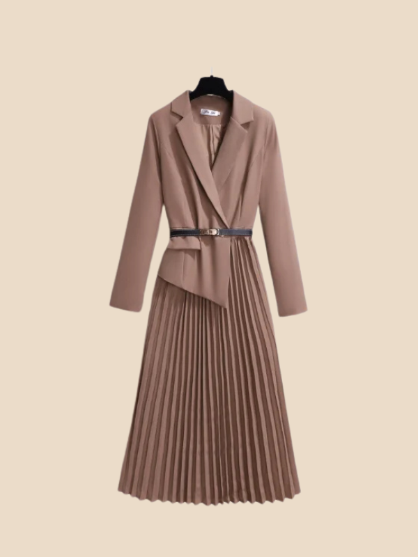 Alexis | Women's Blazer Dress with Pleats