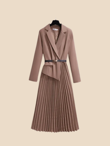 Alexis | Women's Blazer Dress with Pleats