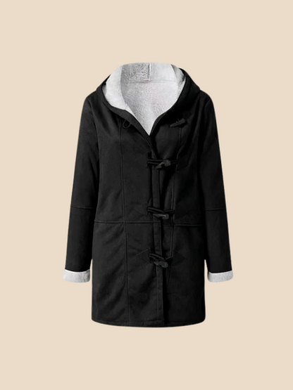 Josie | Kobieca kurtka z kapturem z ocieplającą polarową podszewką