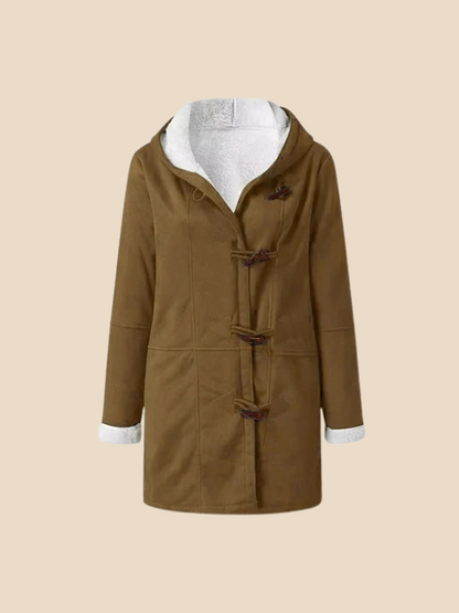 Josie | Kobieca kurtka z kapturem z ocieplającą polarową podszewką