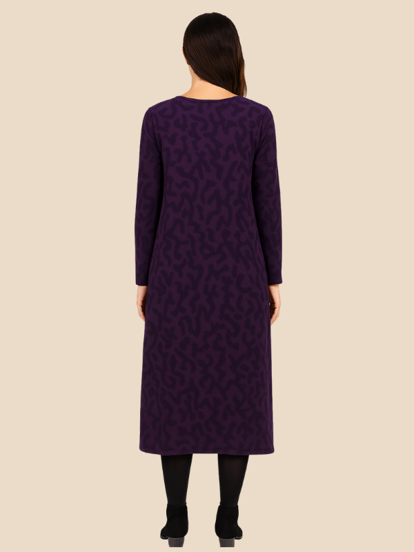 Aria | Stylowa Zimowa Sukienka Damska z Kieszeniami