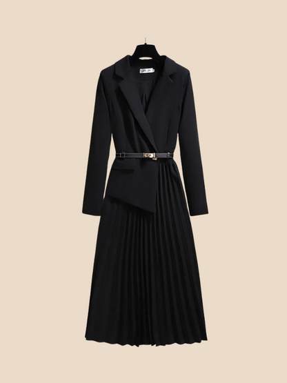 Alexis | Women's Blazer Dress with Pleats