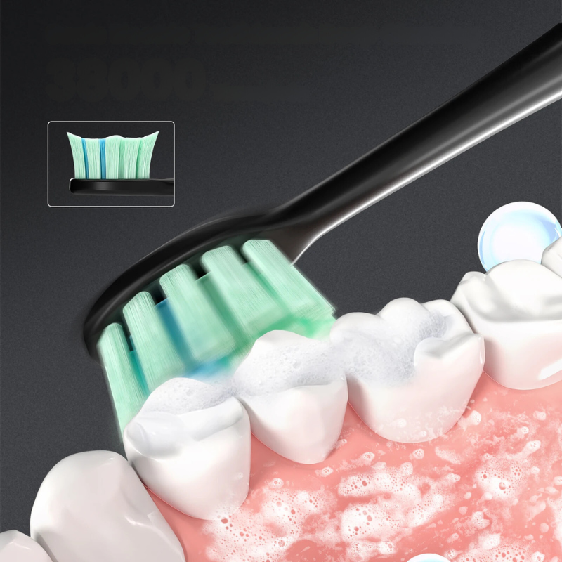 FreshPulse - Akumulatorowa szczoteczka do zębów z wymiennymi końcówkami