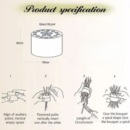 Kup 1, Odbierz 1 Gratis | Spiralny Stojak na Kwiaty do Doskonałych Kompozycji Wazonowych