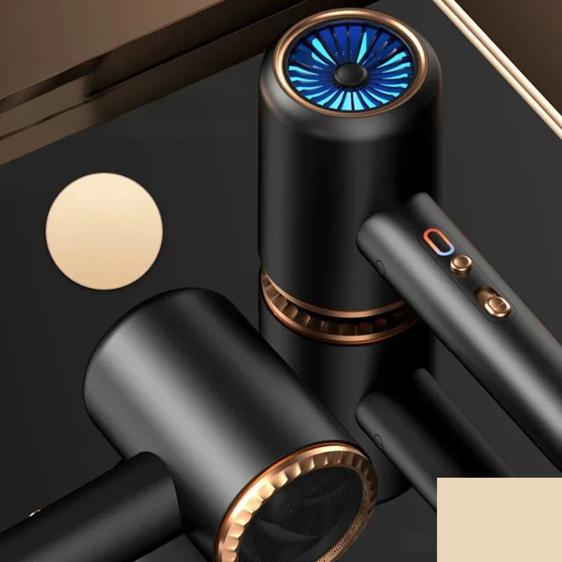 SalonPro - Wysokowydajna suszarka do włosów z podwójną regulacją temperatury i szczotką