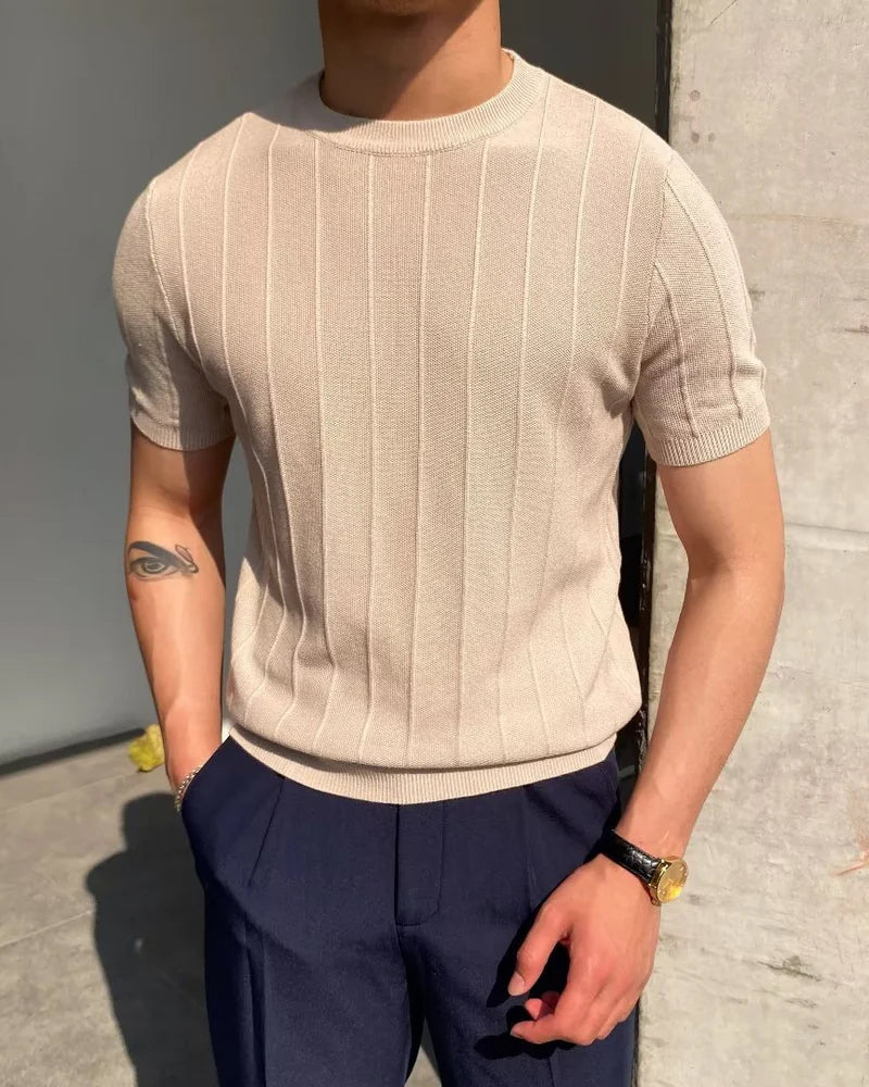 Ribbed Cannes T-Shirt