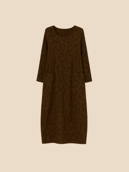 Aria | Stylowa Zimowa Sukienka Damska z Kieszeniami