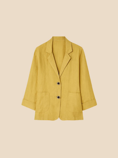 Stella | Kobiecy Lniany Żakiet