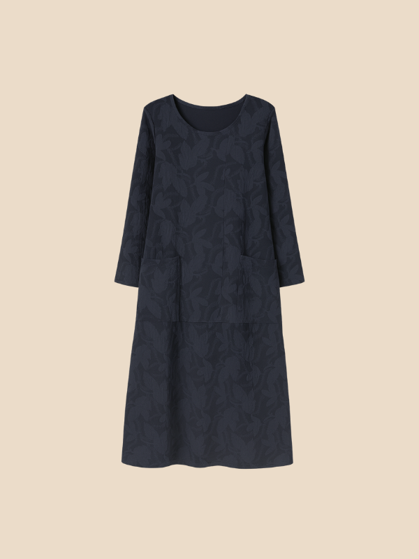 Aria | Stylowa Zimowa Sukienka Damska z Kieszeniami