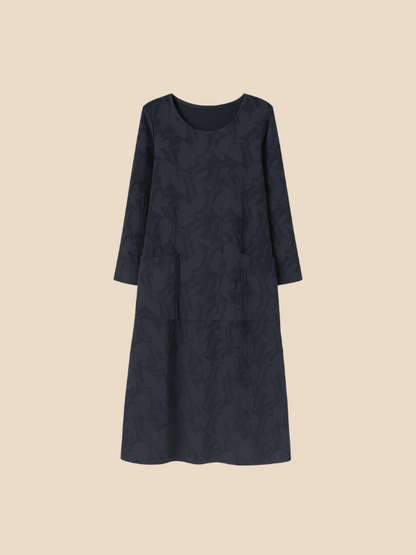 Aria | Stylowa Zimowa Sukienka Damska z Kieszeniami