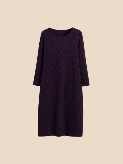 Aria | Stylowa Zimowa Sukienka Damska z Kieszeniami