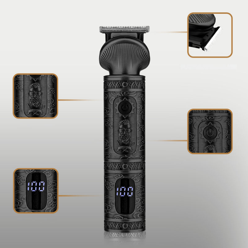 BeardMaster - 6 w 1 Trymer z Praktyczną Podstawką do Przechowywania