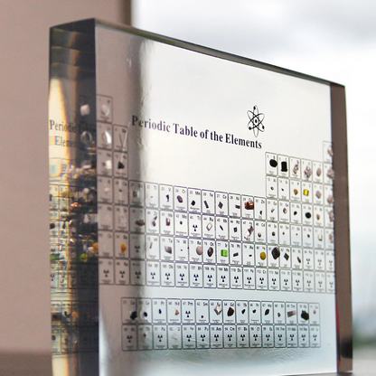 Podświetlany układ okresowy z autentycznymi pierwiastkami - Elementa