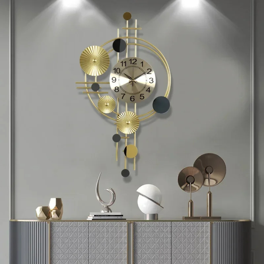 Stylowy Duży Zegar Ścienny